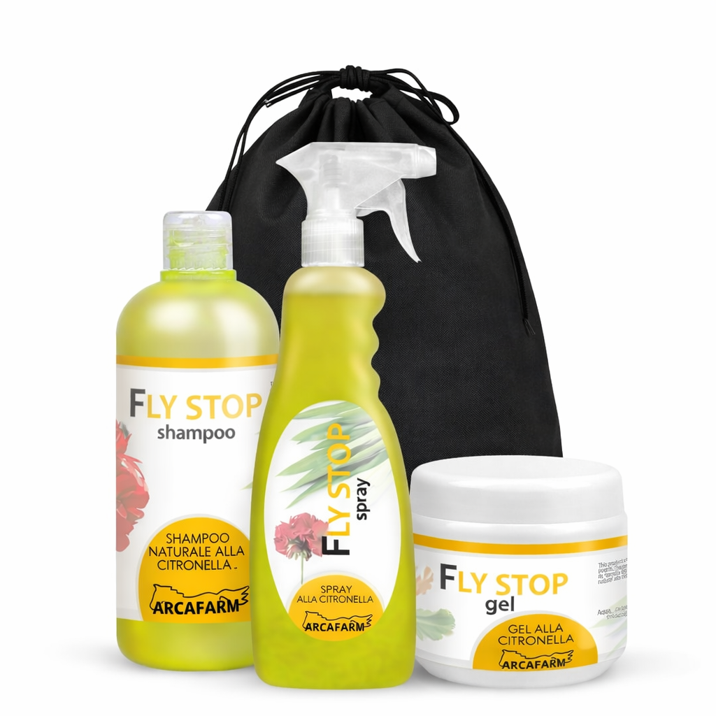 Kit Lavaggio e Protezione Insetti per Cavalli Arcafarm  - 8365