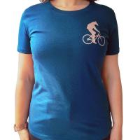 T-SHIRT MATINGOLD STAMPA CAVALLO IN BICICLETTA da DONNA