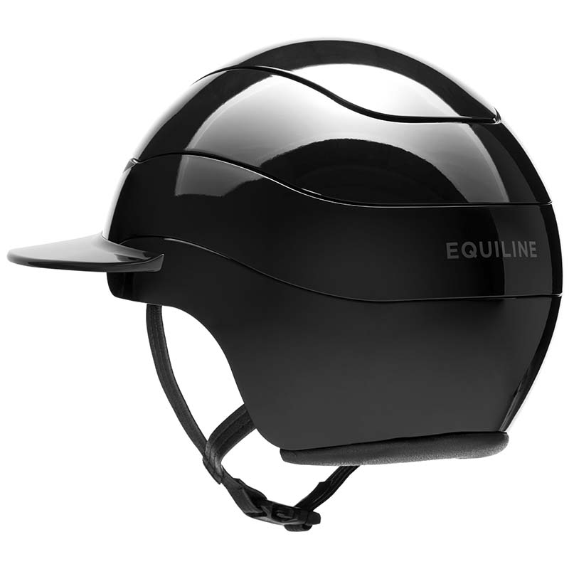 Casco equitazione Equiline Xanto Shiny con visiera larga - 3253