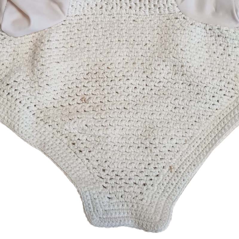 B-CHOICE | Cuffietta antimosche per cavallo Eqode con cotone (BIANCO, FULL) - B0501