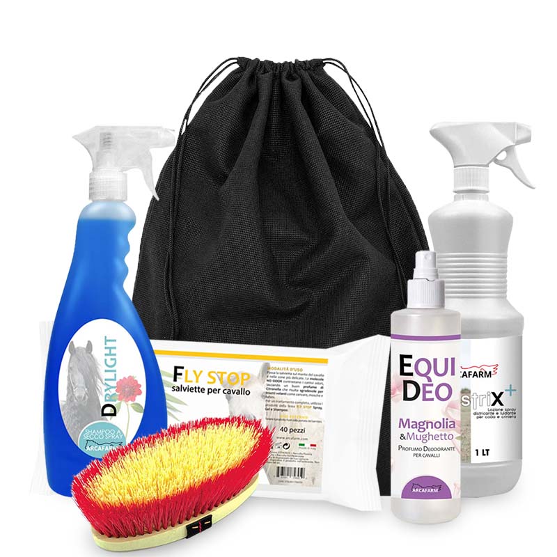 Kit Grooming Quotidiano per Cavalli Arcafarm  - 8370