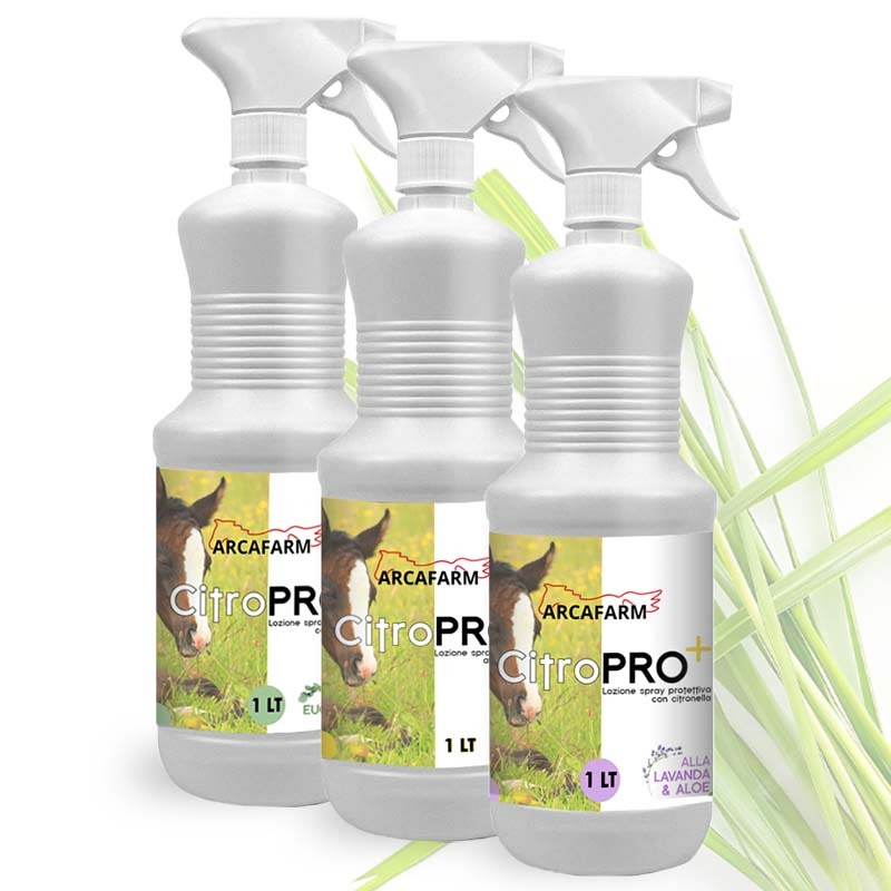 Set 3 pezzi Multi Aroma art. 1028 Lozione spray protettiva Arcafarm CitroPRO+ 3 lt 
