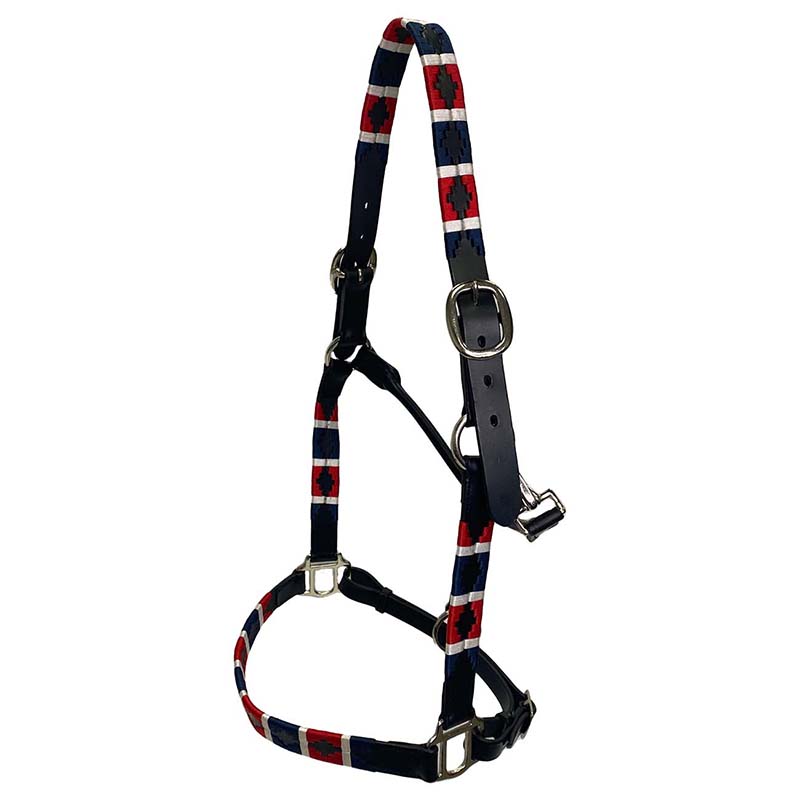 Cavezza in Cuoio con ricamo stile Chukka Winner COVER - 0316