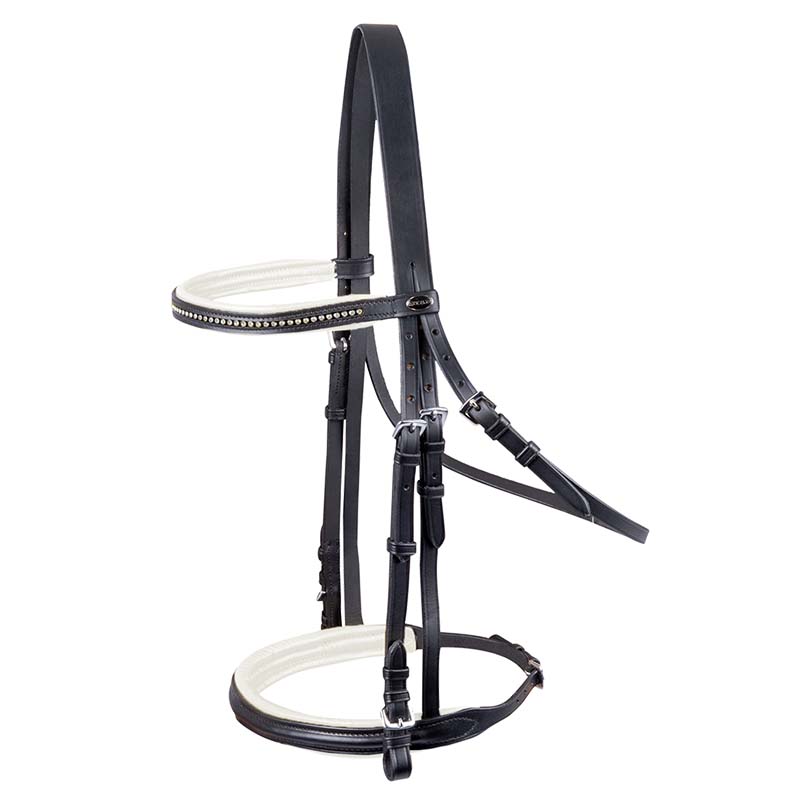 Briglia inglese Star Diamond con strass - vari colori