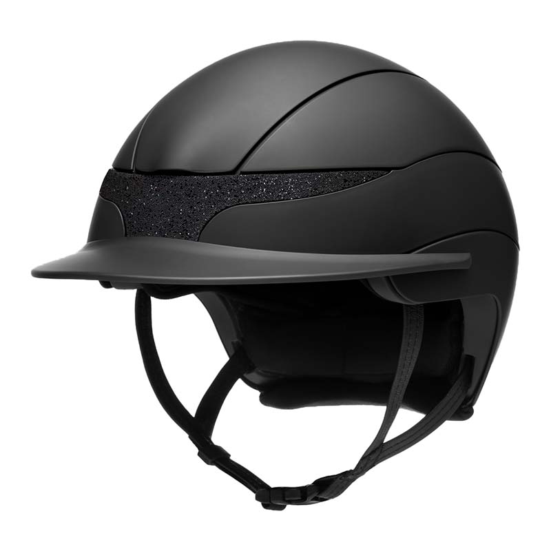 Casco equitazione Equiline XANTO con Fregio Swarovski - visiera standard