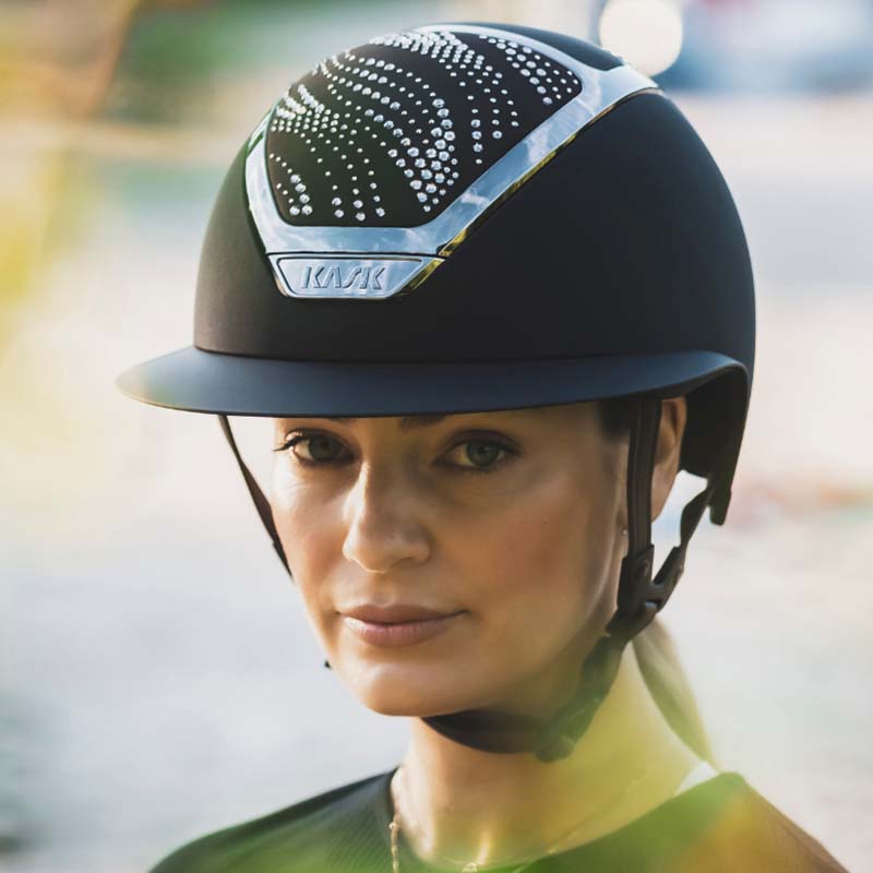 Casco equitazione KASK Star Lady ANIMA Flow - con decoro cristalli - 3327