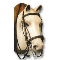 BRIGLIA INGLESE DA DRESSAGE UKE IN CUOIO