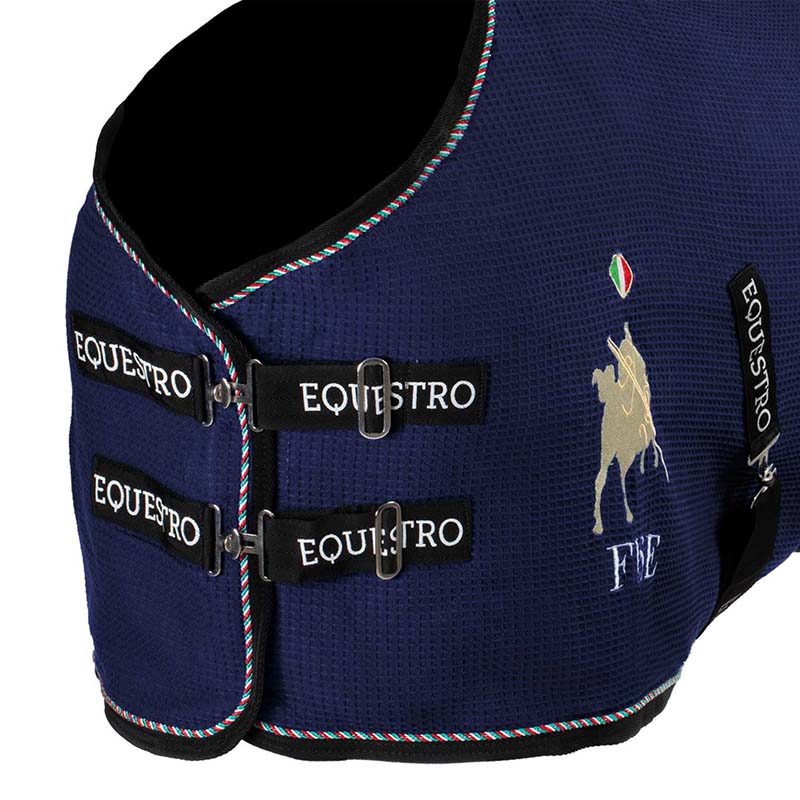 Coperta da Box Equestro X FISE in tessuto Waffle - 9972