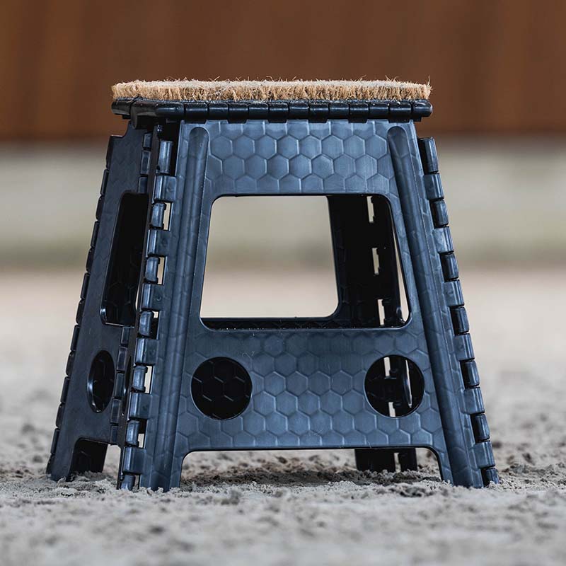 Sgabello pieghevole con zerbino  - 7835