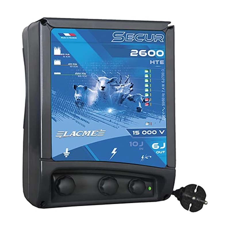Elettrificatore lacme secur 2600 hte a corrente 220 v 6 joule 