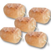 SET 5 PEZZI art. 1054 RULLO SALE MINERALE NATURALE HIMALAYA 1.5 kg
