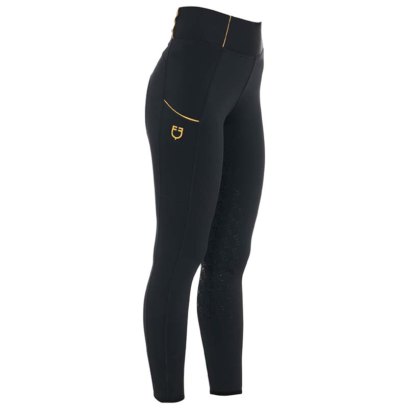 Leggings Invernali Full-Grip Equestro da donna con fodera in Pile 