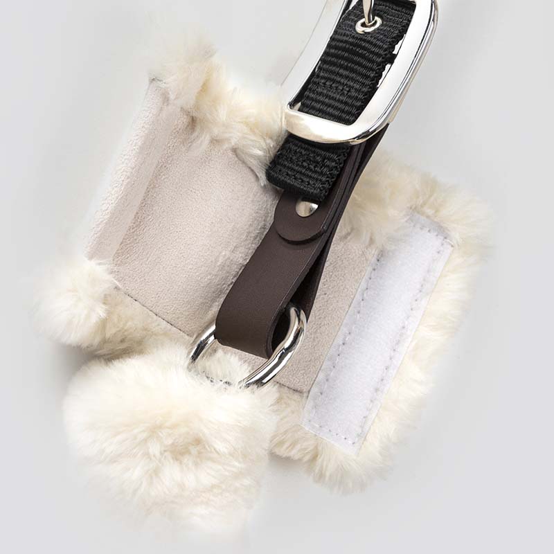 Cavezza in nylon Equiline con imbottitura in agnellino ecologico TERRIS - 0302