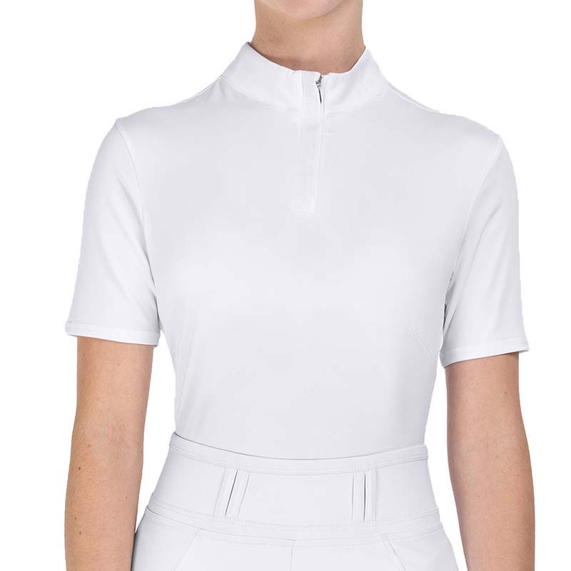 Polo Bambina da Gara a maniche corte ELT, modello BASIC con glitter - 3517