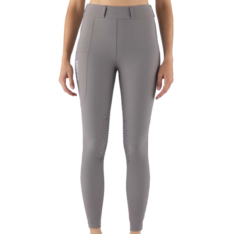 Leggings con Knee Grip Equiline da donna CLESSK con passanti in vita - 9291