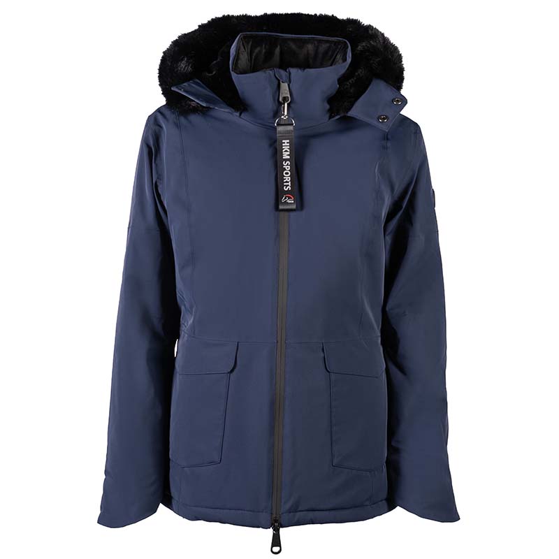 Giubbotto lungo impermeabile antivento da donna HKM mod. Minnesota 