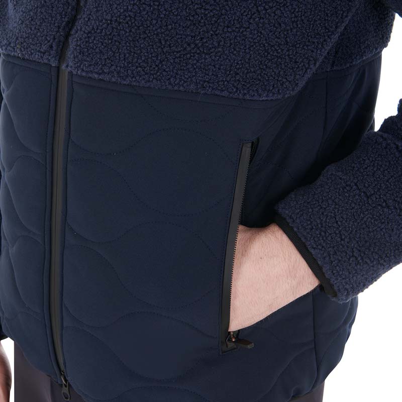 Giacca Teddy da uomo Equestro con cappuccio e inserto impermeabile - 9545
