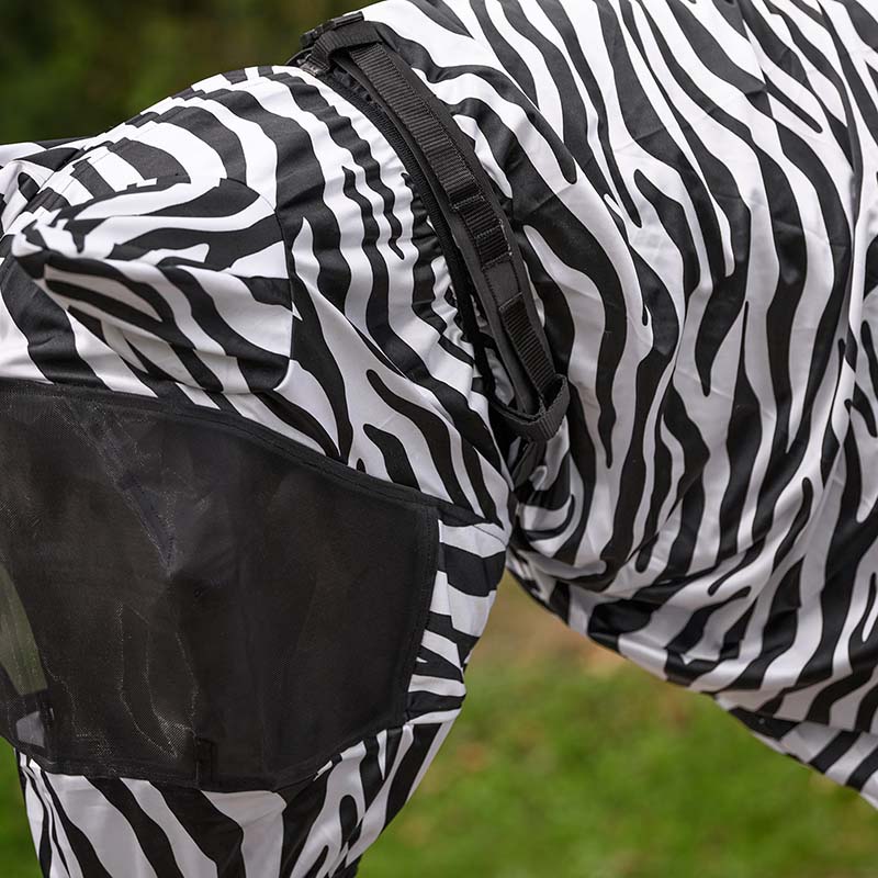 Maschera antimosche Zebra per Eczema con Protezione UV - 0283