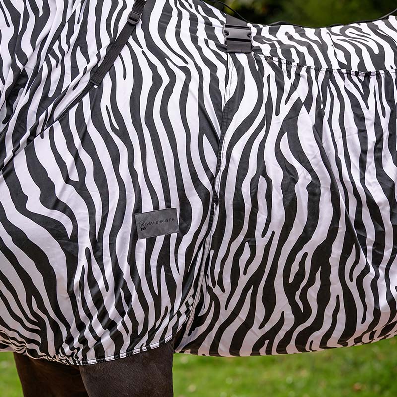 Coperta Zebra Anti-Eczema con collo per cavallo Waldhausen - 1278