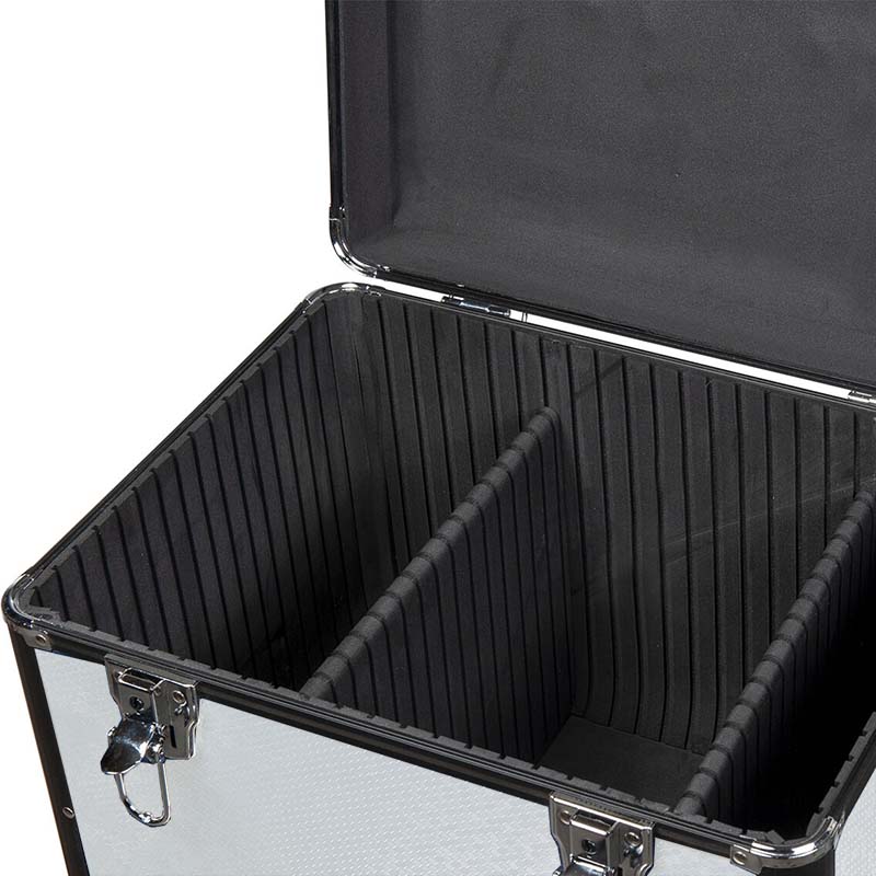 Bauletto porta accessori in alluminio con inserti regolabili 38x28x30  - 0215