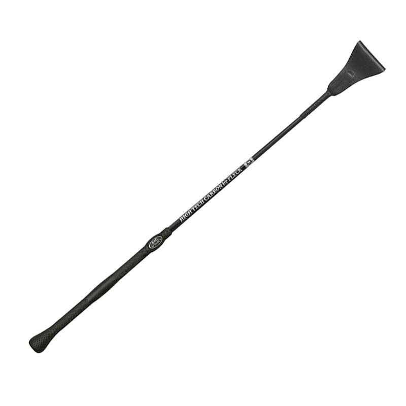 Frustino equitazione fleck evo in carbonio con impugnatura soft da 65 cm