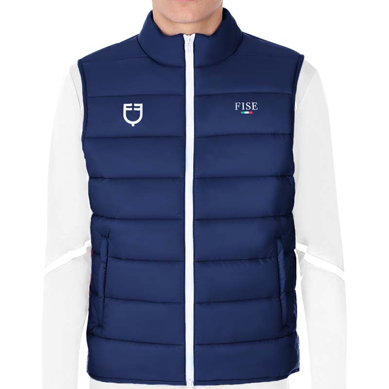 Gilet smanicato uomo antivento equestro x fise