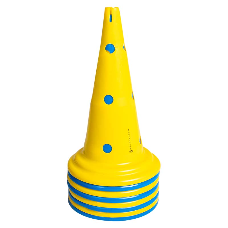 Coni in Plastica 50cm per Campo Ostacoli - set 8 pz