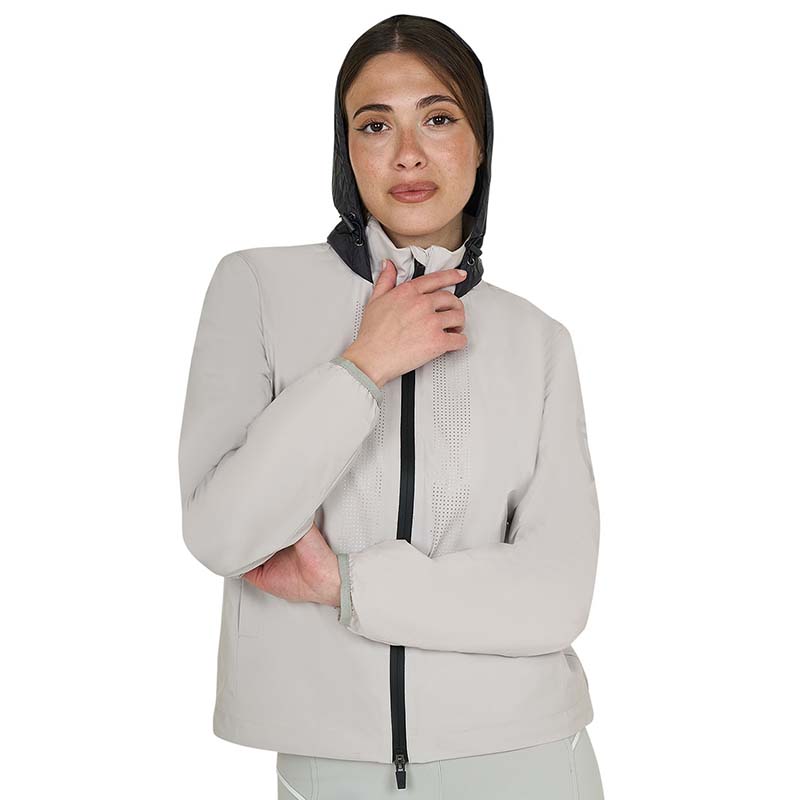 Impermeabile Softshell da donna Equestro microtraforato con cappuccio - 9805