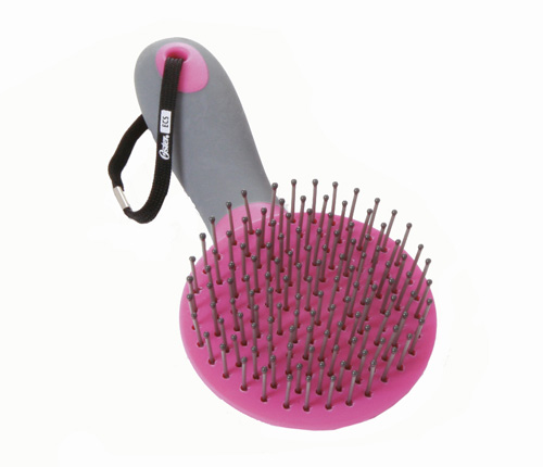 Spazzola Per Cavalli Oster - Per Coda E Criniera, Design Tondo, Colore Rosso - Foto 8