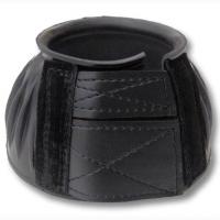 PARAGLOMI RIGATI APERTI CON VELCRO COLORE NERO