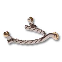 SPERONI WESTERN INOX A TRECCIA