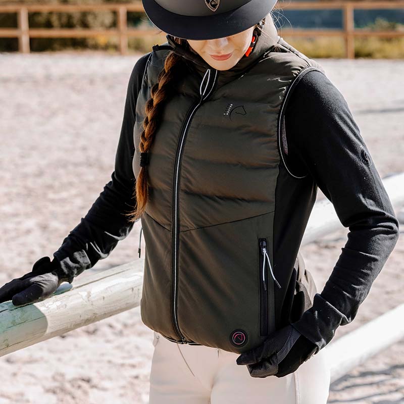 Gilet Riscaldato unisex Equithème mod. Sasha con temperatura regolabile - 3435
