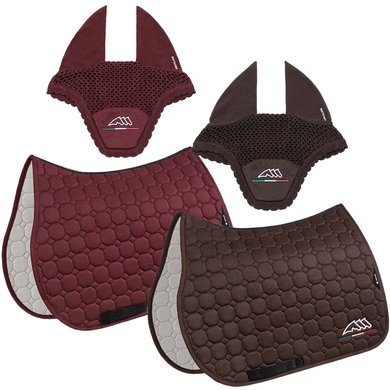 Set sottosella e cuffietta coordinato equiline mod. octagon - 3467