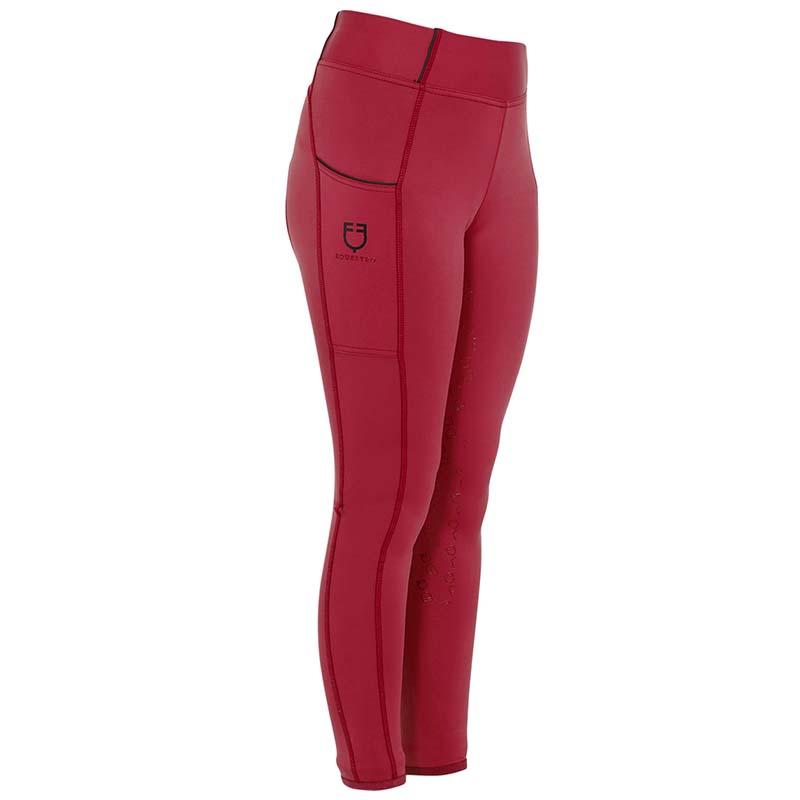 Leggings Invernali Full-Grip Equestro da bambina con fodera in Pile - 9785