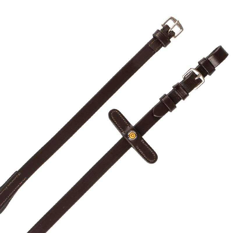 Redini inglesi con stopper Equestro EVENTA, in cuoio e gomma - 3449