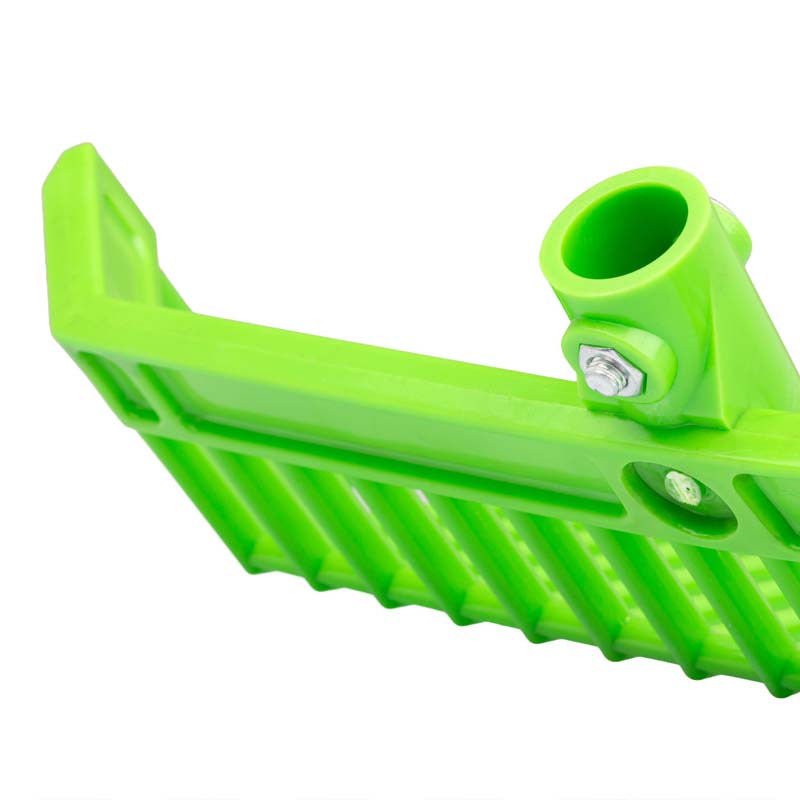 Forca in plastica uso rastrello a denti fitti - pulizia lettiera e scuderia  - 7018