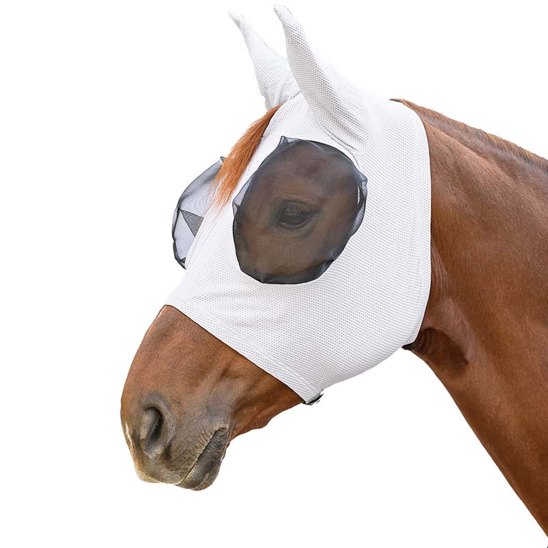 Maschera antimosche puck breath con retina per occhi