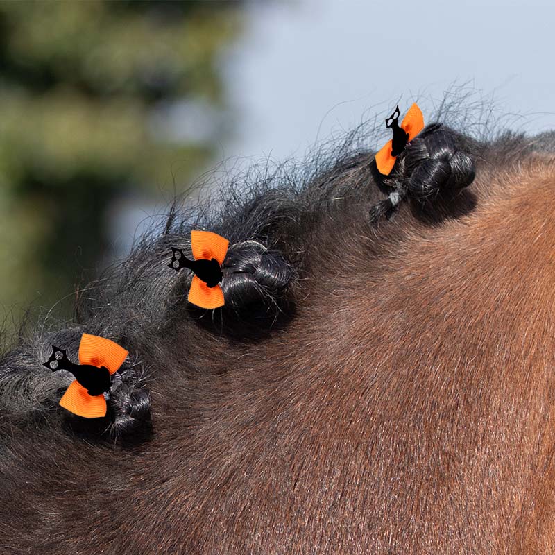 Fiocchetti halloween per criniera 10 pezzi - 0199