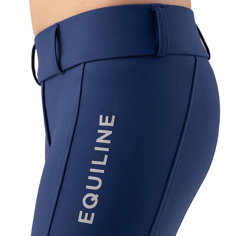 Leggings termici equitazione da Bambina Equiline Full grip - interno in pile - 9226