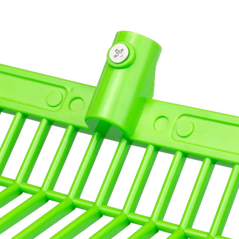 Forca in plastica uso rastrello a denti fitti - pulizia lettiera e scuderia  - 7018
