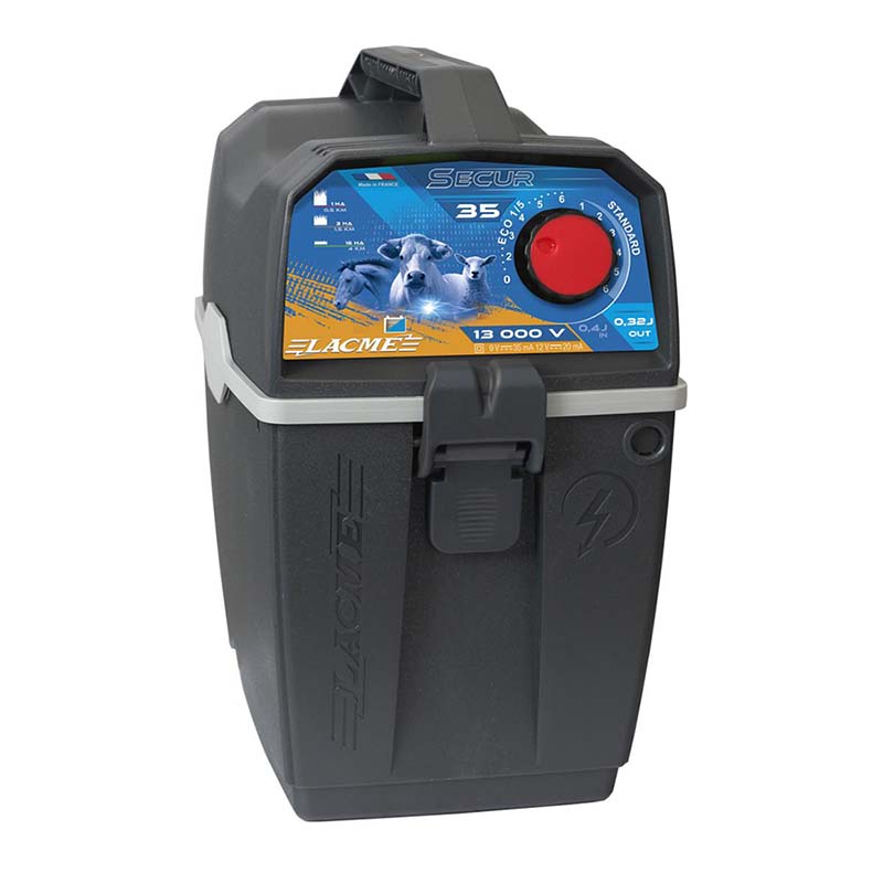 Elettrificatore lacme secur 35 a batteria 9/12v 0.32 joule
