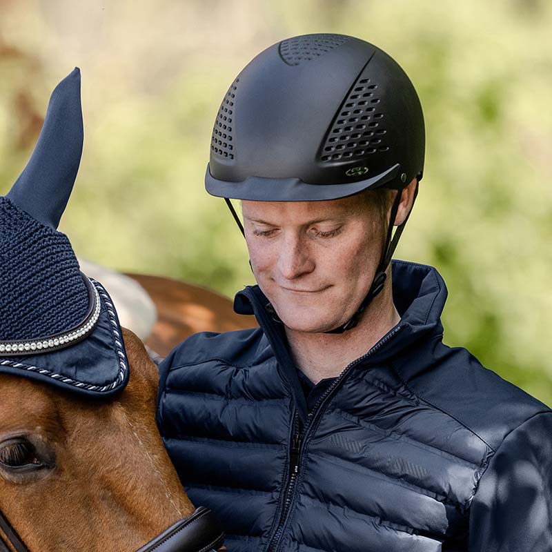 Casco da Equitazione unisex SWING H23 Classic con visiera stretta - 3288