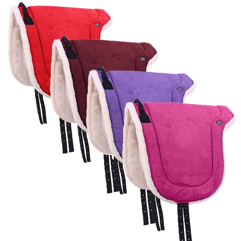 Bareback con maniglia QHP con agnellino sintetico - 5098