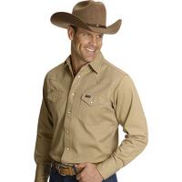CAMICIA WESTERN UOMO WRANGLER DA LAVORO IN COTONE PESANTE from U.S.A.