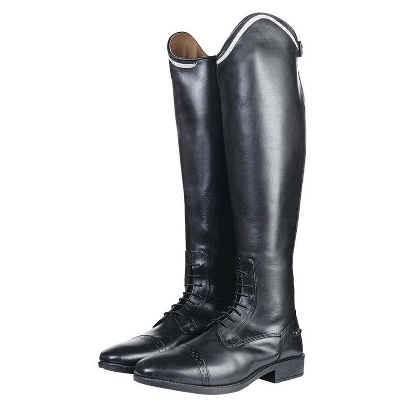 Stivali Equitazione con lacci e glitter HKM per bambini o donne mod. Valencia Style - 3599