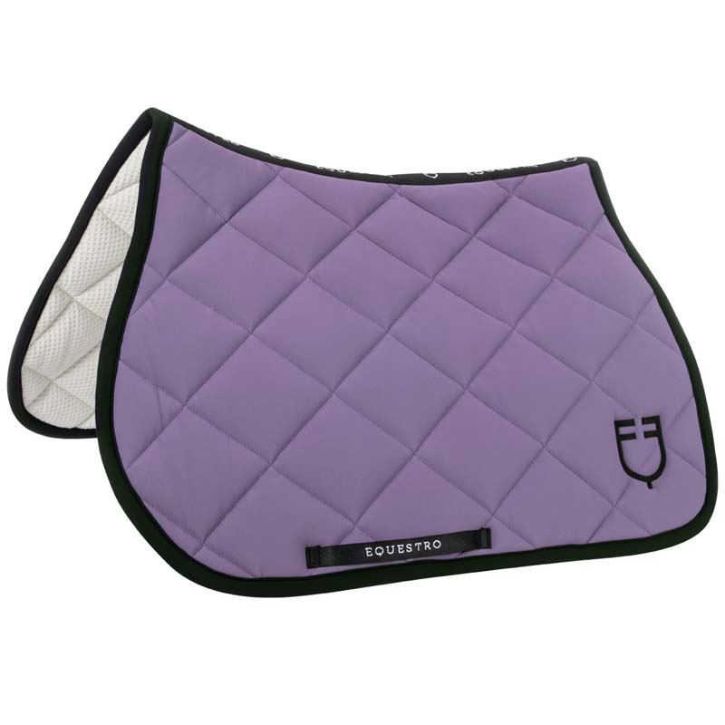 Sottosella da salto Equestro Black Line Edition con logo - 3609