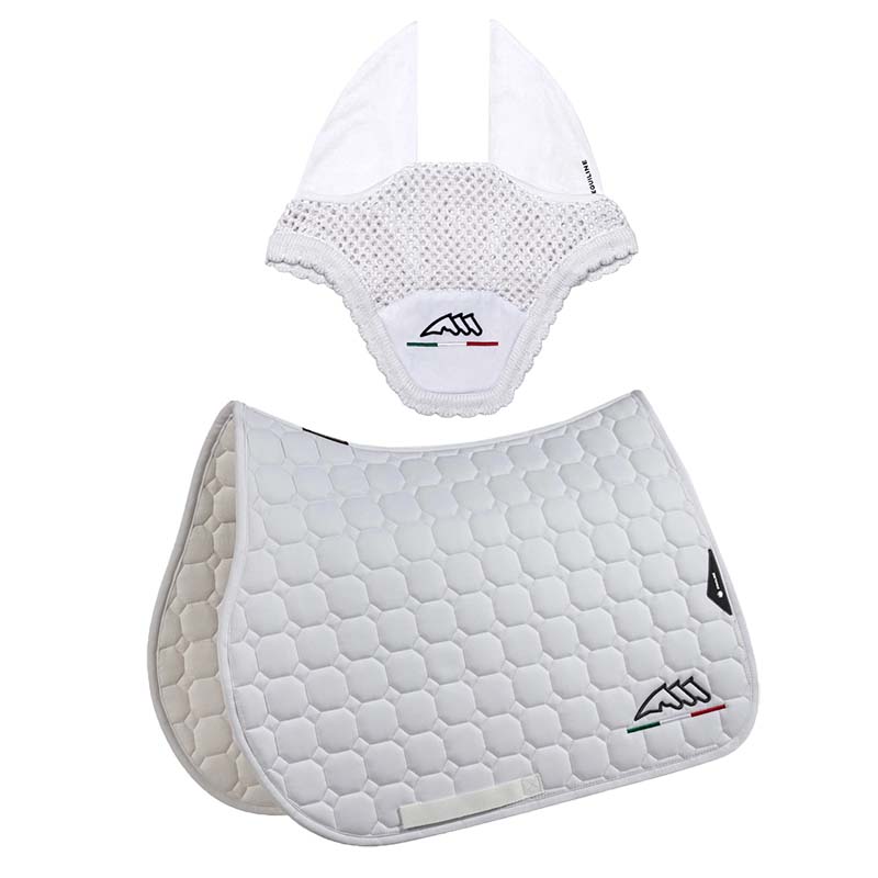 Set sottosella e cuffietta coordinato equiline mod. octagon - 3467