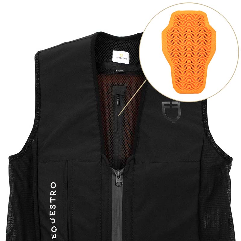 Gilet Airbag unisex da equitazione Equestro con Paraschiena Liv-2 - 2033