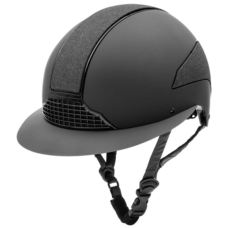 Casco da Equitazione SWING H24 Lady Shine con visiera larga