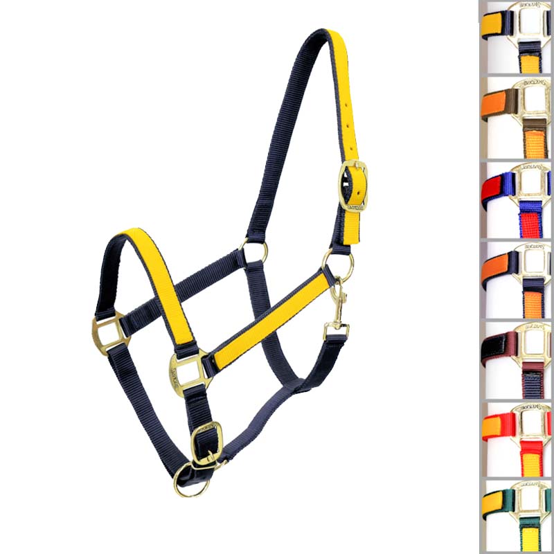 Cavezza Sintetica Bi-colore con riporti - 0313